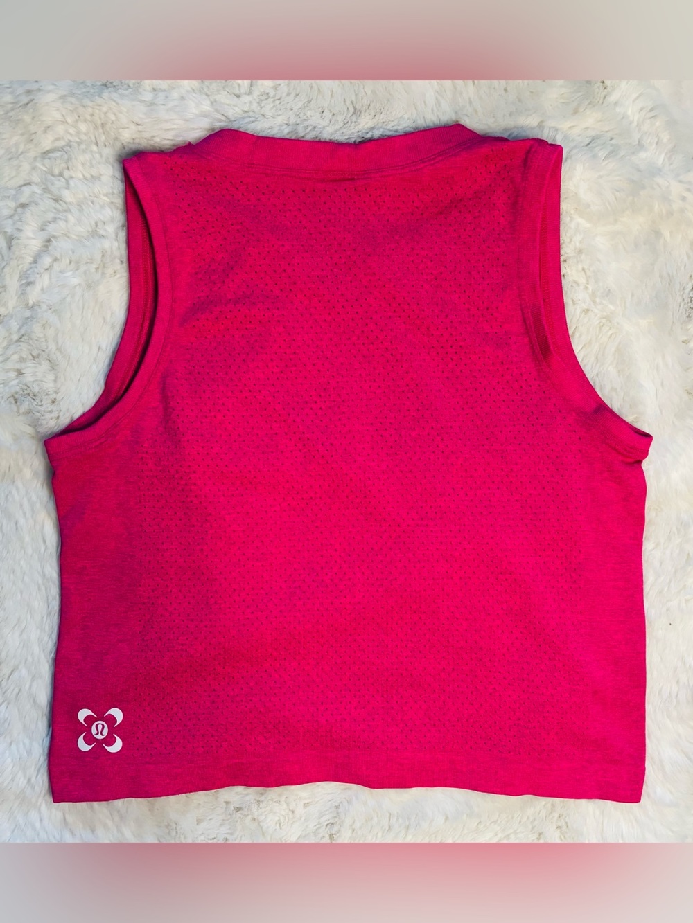 Lululemon SeaWheeze Swiftly Breathe Cropped Tan Raspberry Glo Light Size: 2
